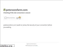 Sites similar to petersonsfarm.com