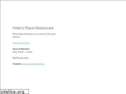 Sites similar to petersplacerestaurant.ca
