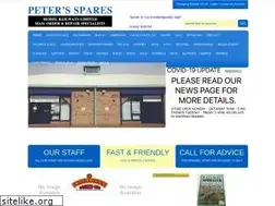 Sites similar to petersspares.com