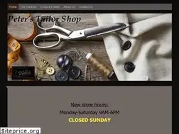 Sites similar to peterstailorshop.com