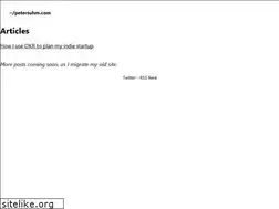 Sites similar to petersuhm.com