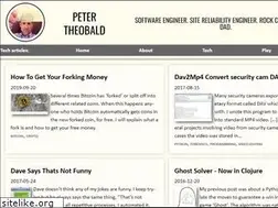 Sites similar to petertheobold.com