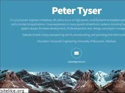 Sites similar to petertyser.com
