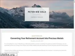 Sites similar to peterwiegold.com