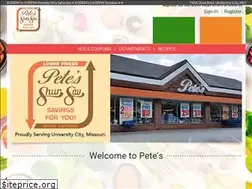 Sites similar to petesmarkets.com