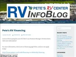 Sites similar to petesrvinfoblog.com