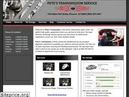 Sites similar to petestransmissionaz.com