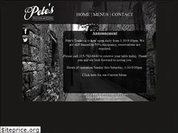 Sites similar to petestrattoria.com