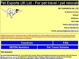 Sites similar to petexports.co.uk
