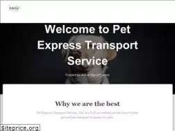 Sites similar to petexpresstransportservice.com