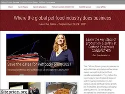 Sites similar to petfoodforumevents.com