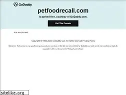 Sites similar to petfoodrecall.com