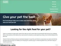 Sites similar to petfoodsherpa.com