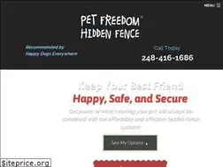Sites similar to petfreedomhiddenfence.com