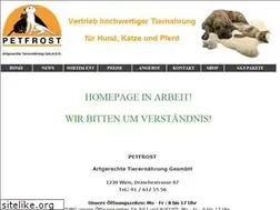 Sites similar to petfrost.at