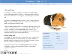 Sites similar to petguineapigcare.com
