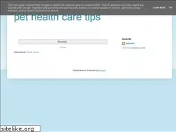 Sites similar to pethealthcaretips.blogspot.com