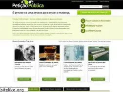 Sites similar to peticaopublica.com.br