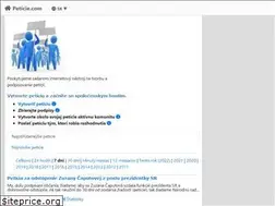 Sites similar to peticie.com