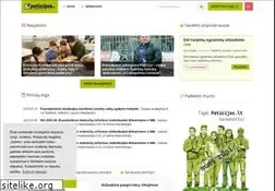 Sites similar to peticijos.lt