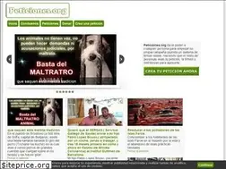Sites similar to peticiones.org