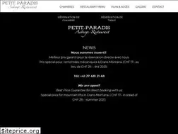 Sites similar to petit-paradis.com