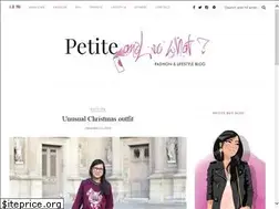 Sites similar to petiteandsowhat.com