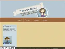 Sites similar to petitesmadeleines.fr