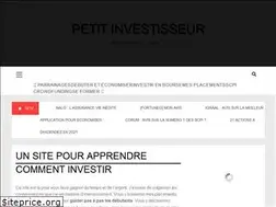 Sites similar to petitinvestisseur.com