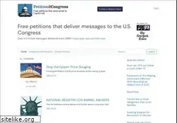 Sites similar to petition2congress.com