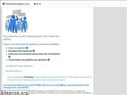 Sites similar to petitionenligne.com