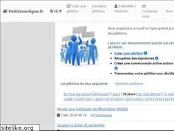 Sites similar to petitionenligne.fr