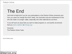 Sites similar to petitiononline.com