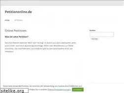 Sites similar to petitiononline.de
