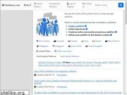 Sites similar to petitiononline.ie