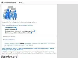 Sites similar to petitiononline.uk