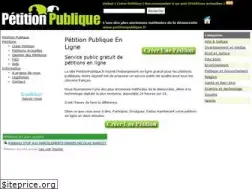 Sites similar to petitionpublique.fr