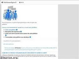 Sites similar to petitions.fr