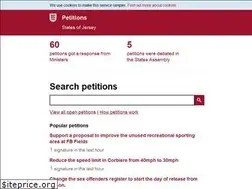 Sites similar to petitions.gov.je