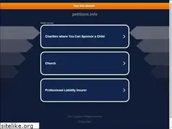 Sites similar to petitions.info