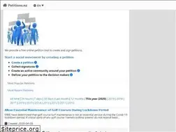 Sites similar to petitions.nz