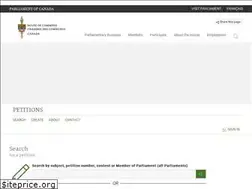 Sites similar to petitions.ourcommons.ca