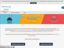 Sites similar to petitions.senat.fr