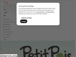 Sites similar to petitpoiscollection.etsy.com