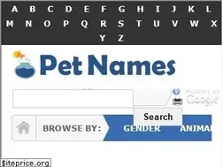 Sites similar to petnames.net