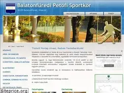 Sites similar to petofisportkorfured.hu