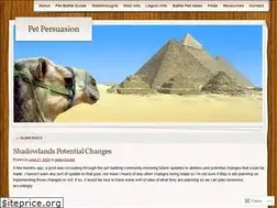 Sites similar to petpersuasion.wordpress.com