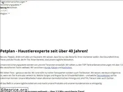 Sites similar to petplan.de