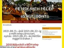 Sites similar to petrikmeh.hu