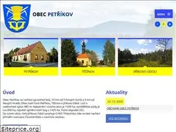 Sites similar to petrikov-obec.cz